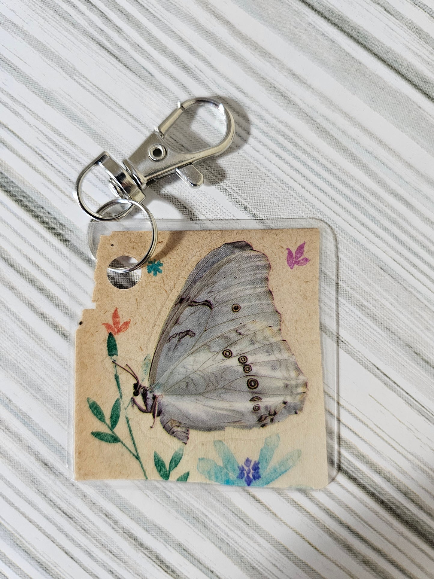 Bookpage Keychain