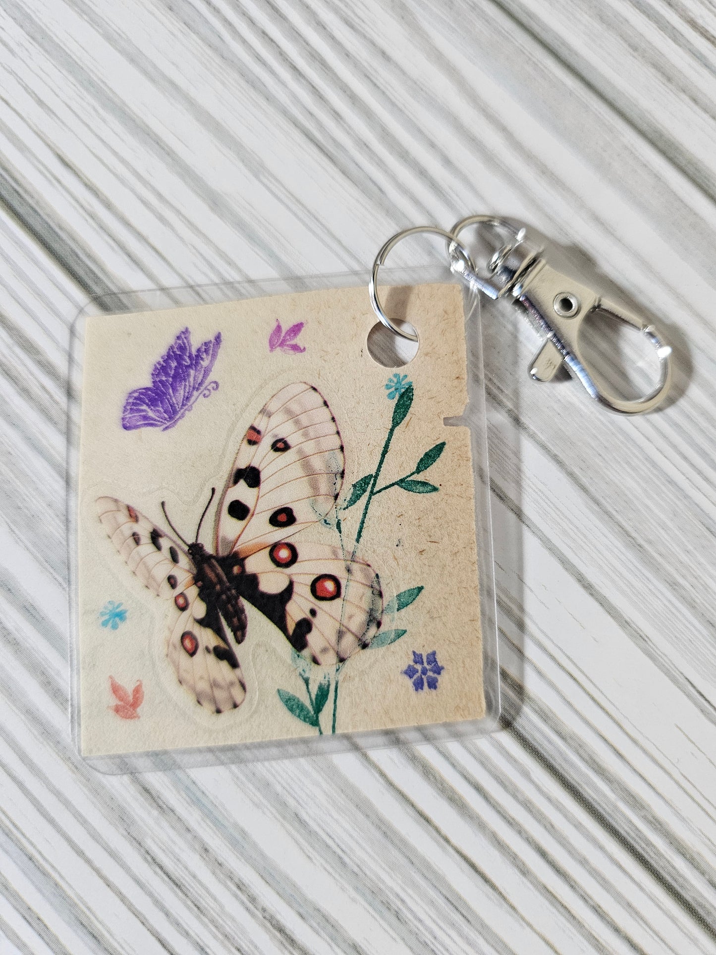 Bookpage Keychain