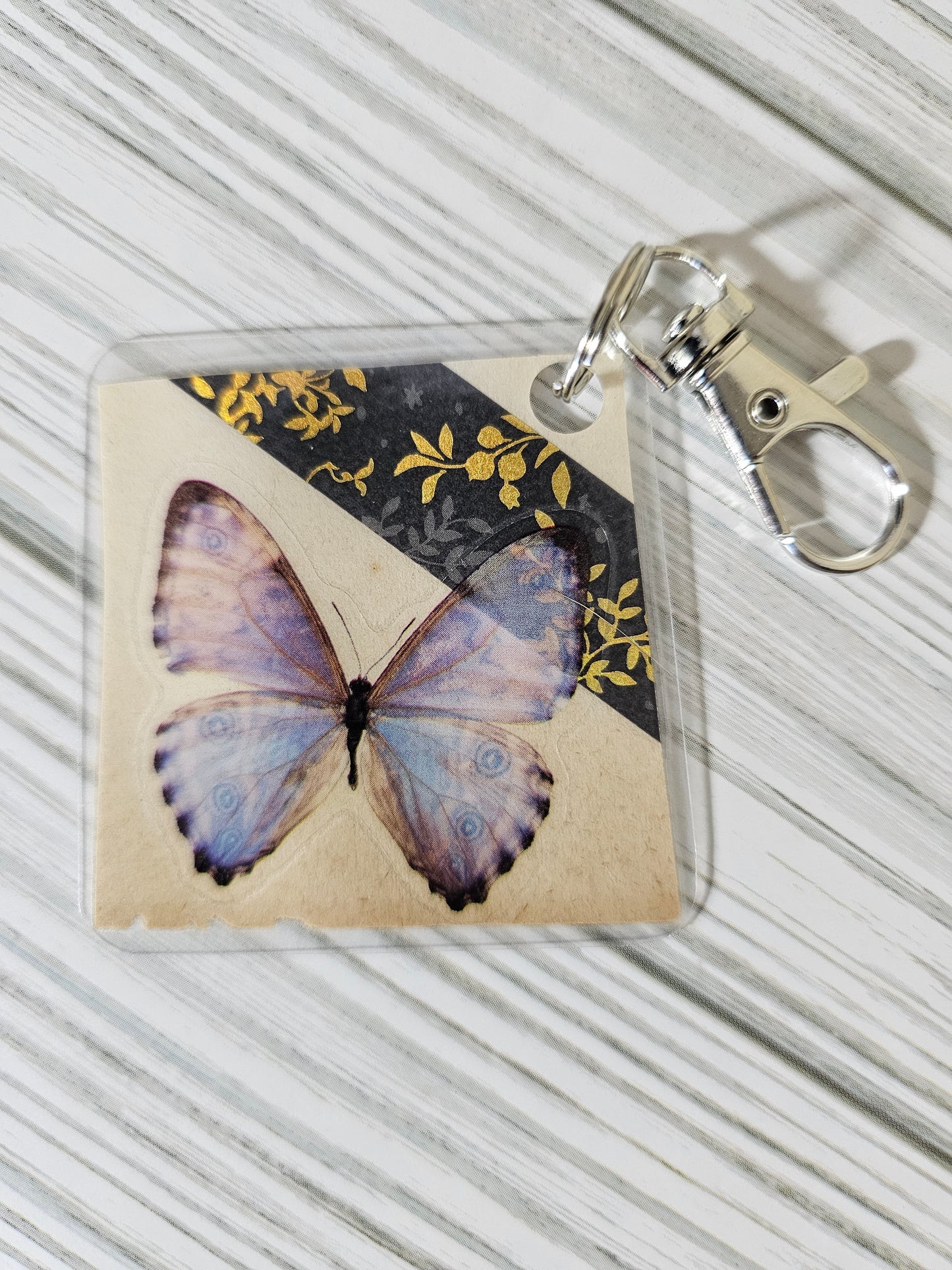 Bookpage Keychain