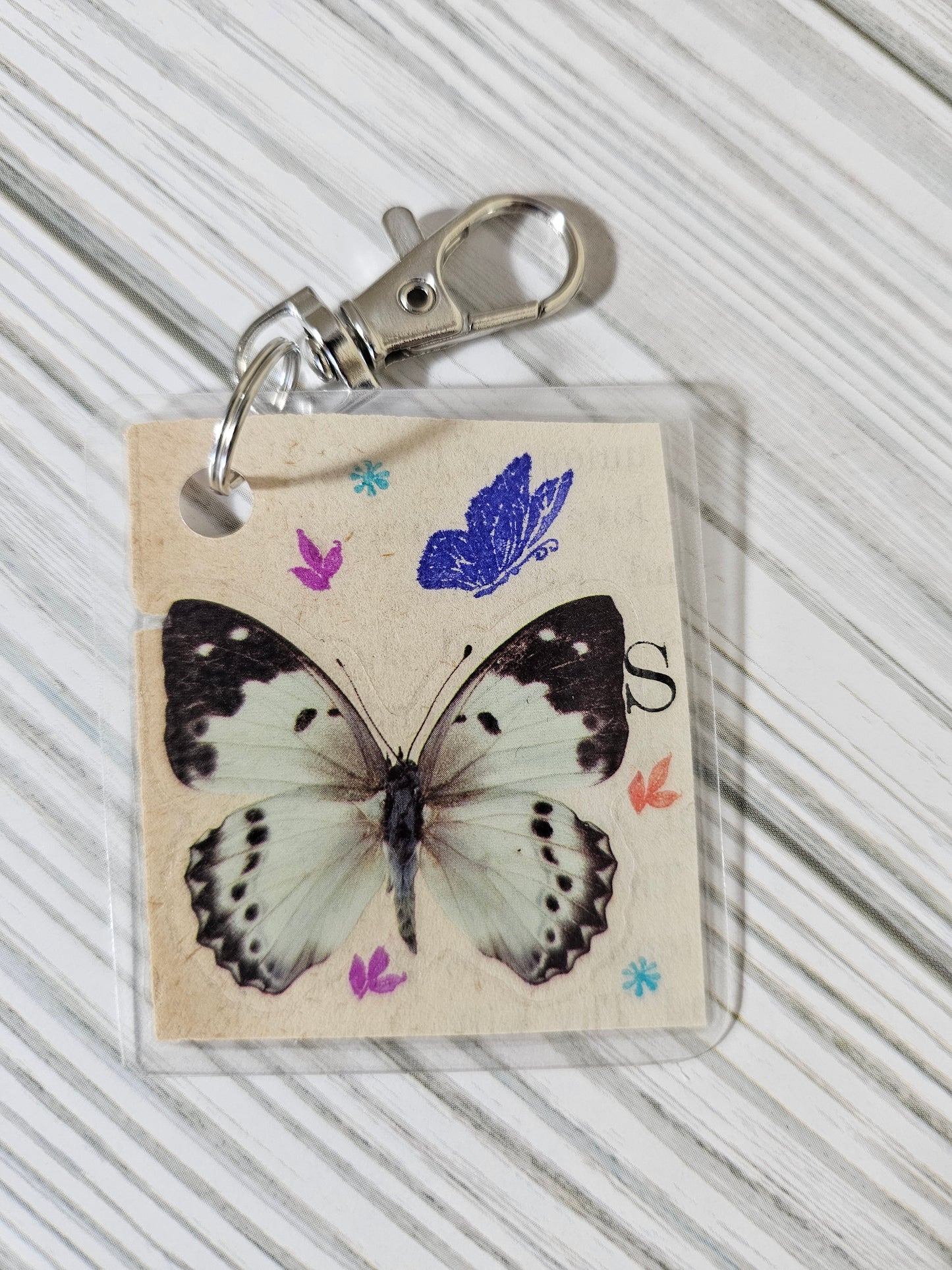 Bookpage Keychain