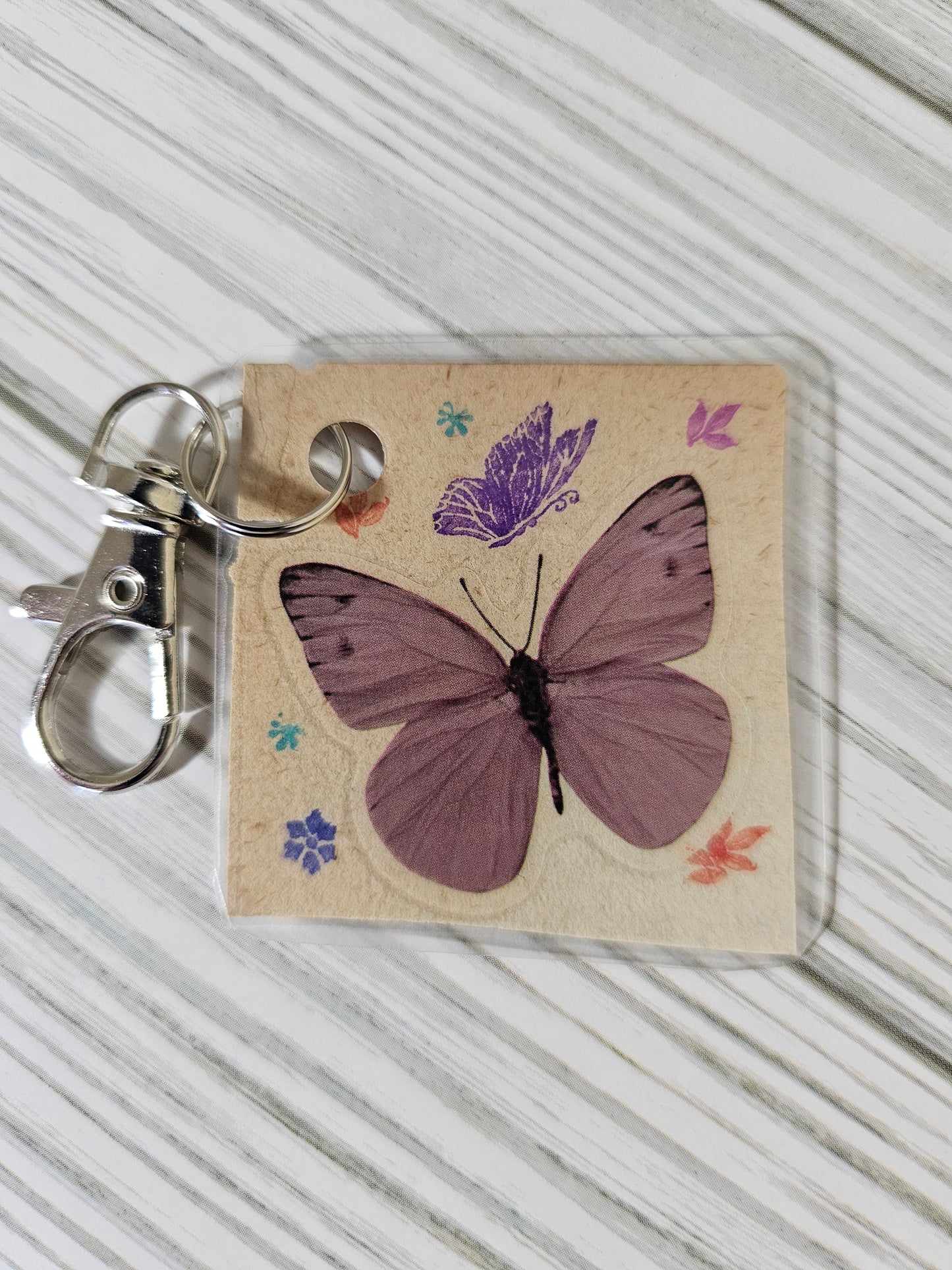 Bookpage Keychain