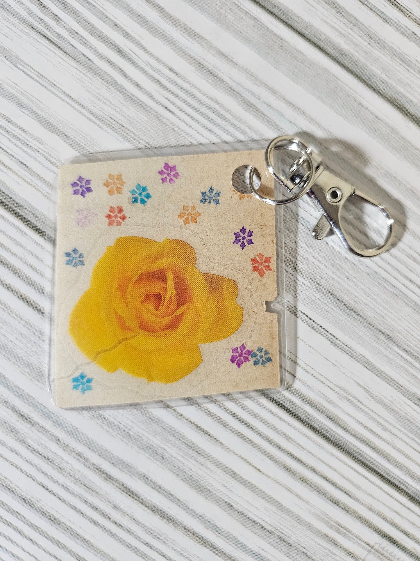 Bookpage Keychain