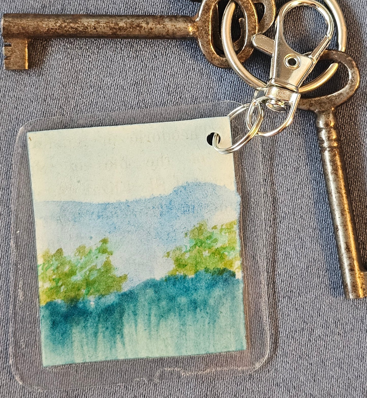 Bookpage Keychain