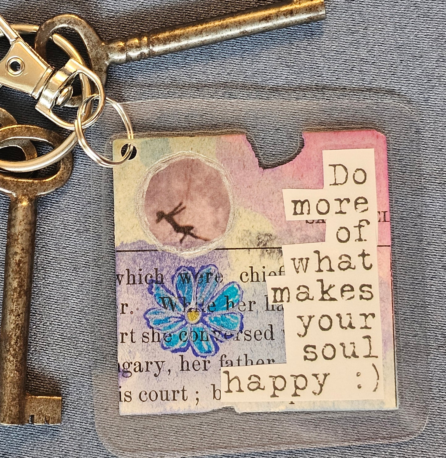 Bookpage Keychain