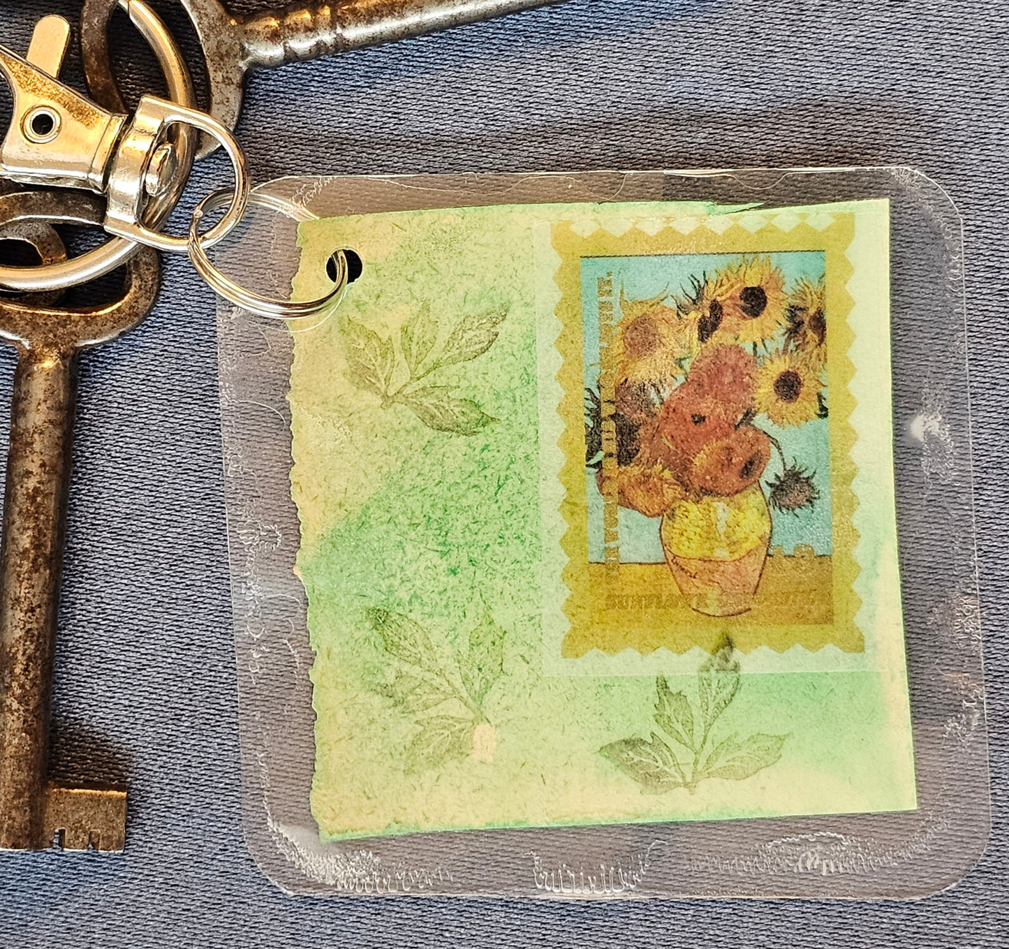 Bookpage Keychain
