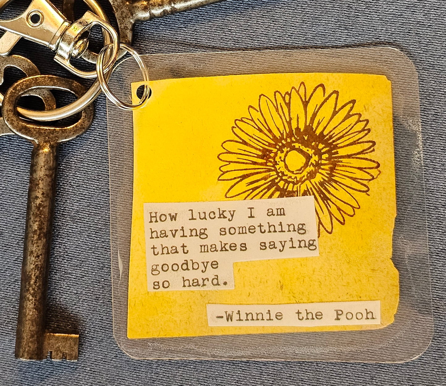 Bookpage Keychain