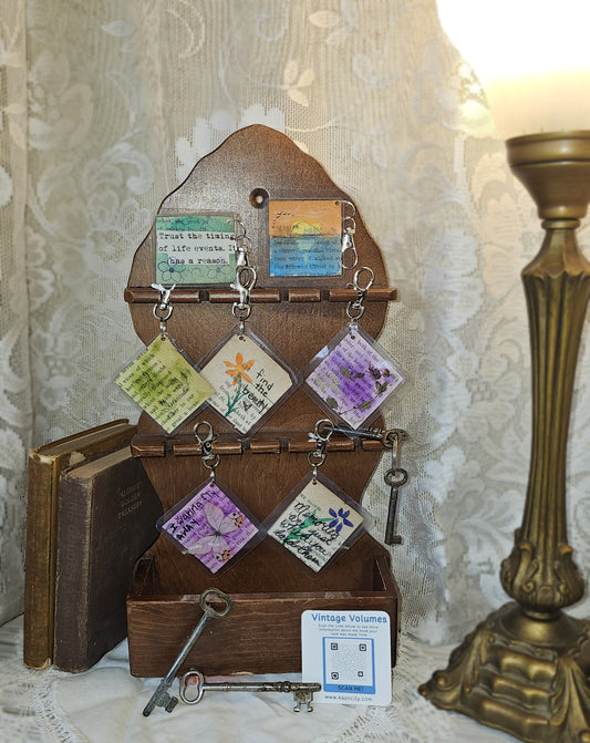 Bookpage Keychain