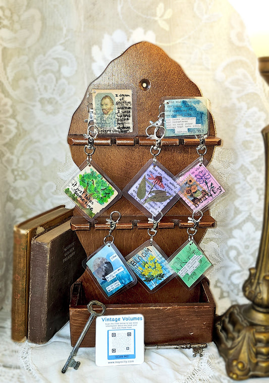 Bookpage Keychain