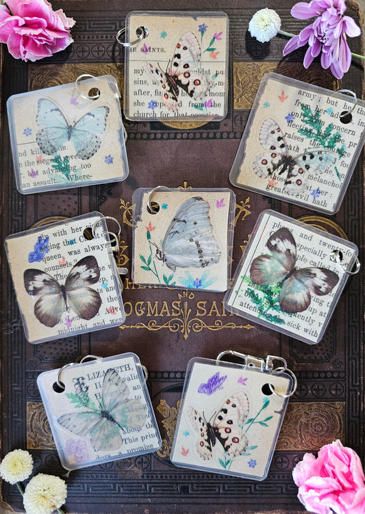 Bookpage Keychain