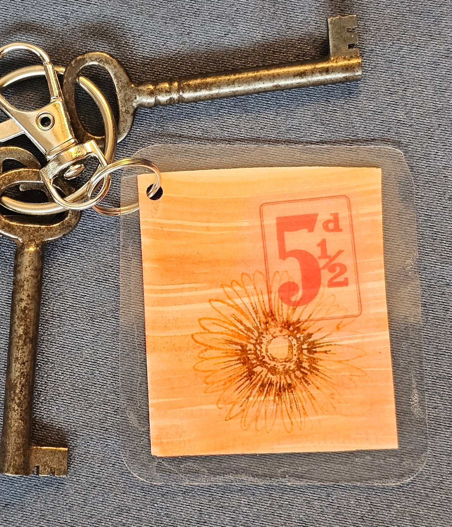 Bookpage Keychain